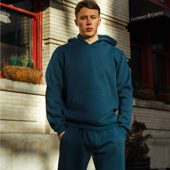 NEW blue warm hoodie & joggers sets, fleece model ❄️ - Picture 3 of 6